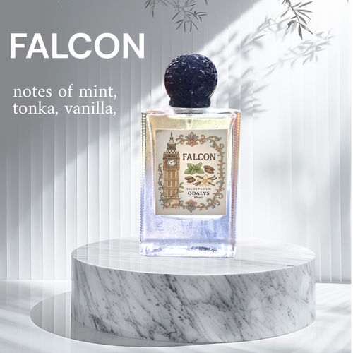 "Falcon by ODÀLYS – Sophisticated Mint, Tonka & Vanilla Blend"