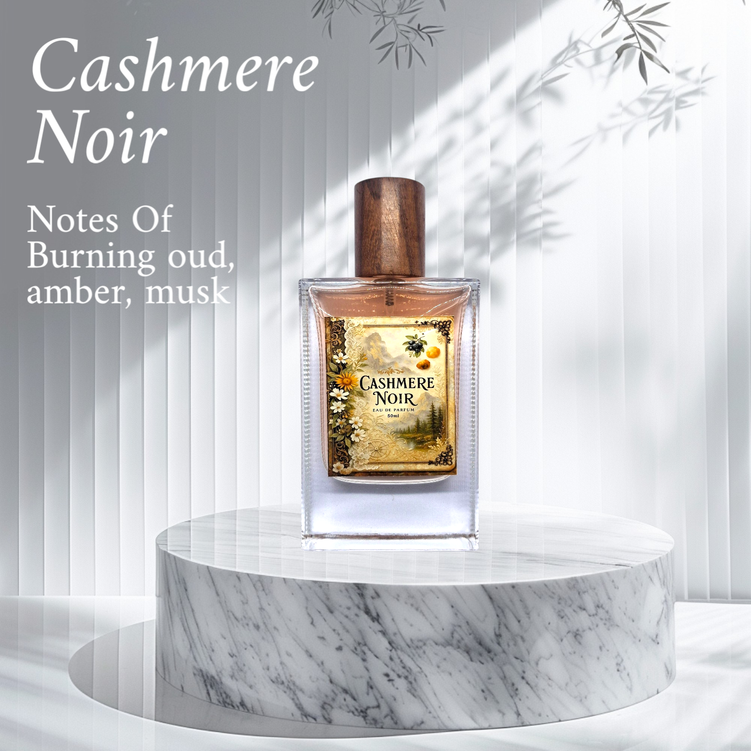 "Cashmere Noir – A Luxury Fragrance Wrapped In Mystery"